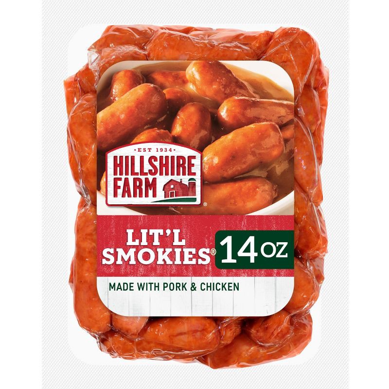 slide 1 of 11, Hillshire Farm Lit'l Smokies Smoked Sausage - 14oz, 14 oz