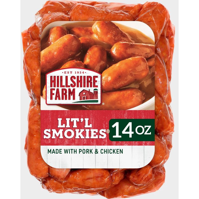 slide 1 of 11, Hillshire Farm Lit'l Smokies Smoked Sausage - 14oz, 14 oz