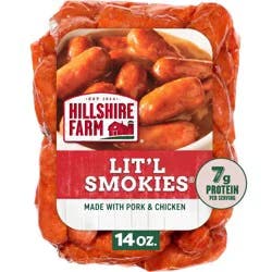 Hillshire Farm Lit'l Smokies Smoked Sausage - 14oz