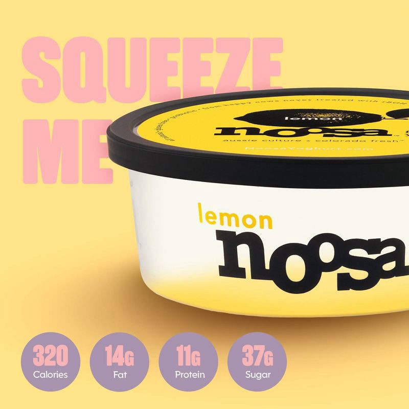 slide 6 of 6, Noosa Lemon Probiotic Whole Milk Yogurt - 8oz, 8 oz