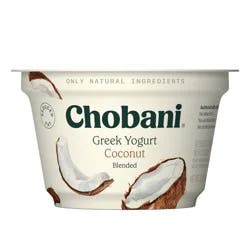 Chobani Coconut Blended Low Fat Greek Yogurt - 12g Protein 5.3oz