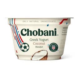 Chobani Coconut Blended Low Fat Greek Yogurt - 12g Protein 5.3oz