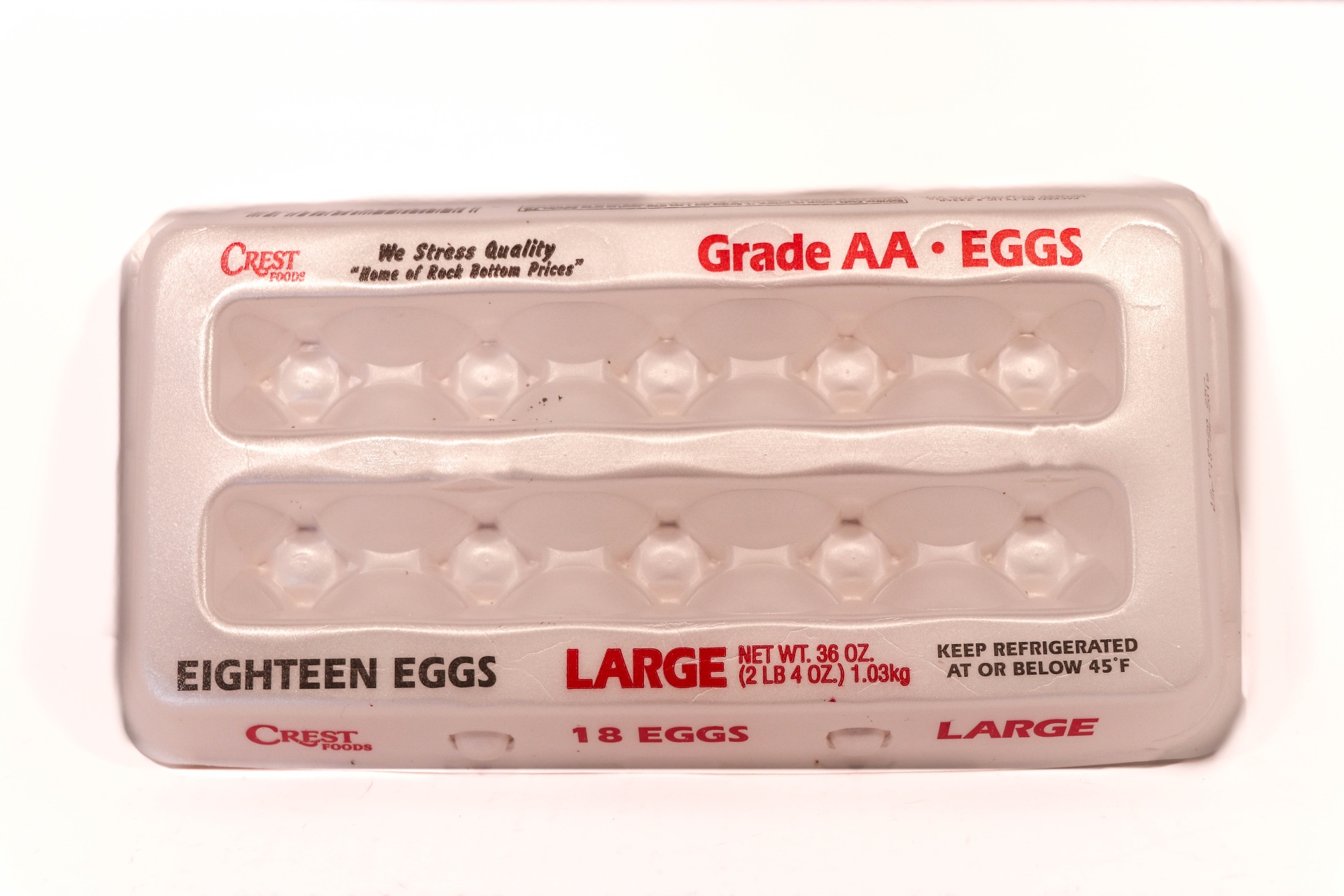 slide 1 of 1, Crest Foods Crest Large Eggs, 18 ct