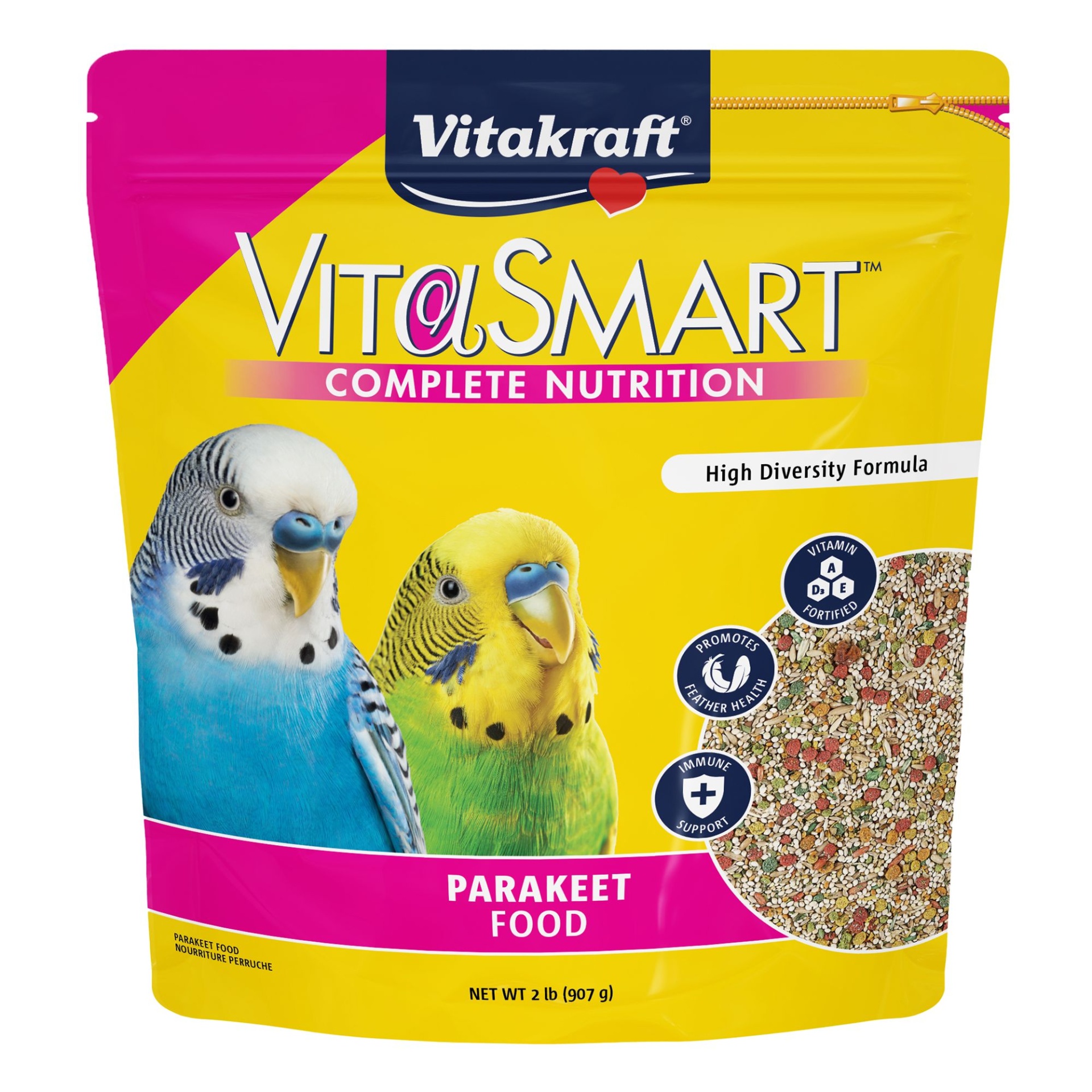 slide 1 of 1, Vitakraft VitaSmart Parakeet Food, 2 lb