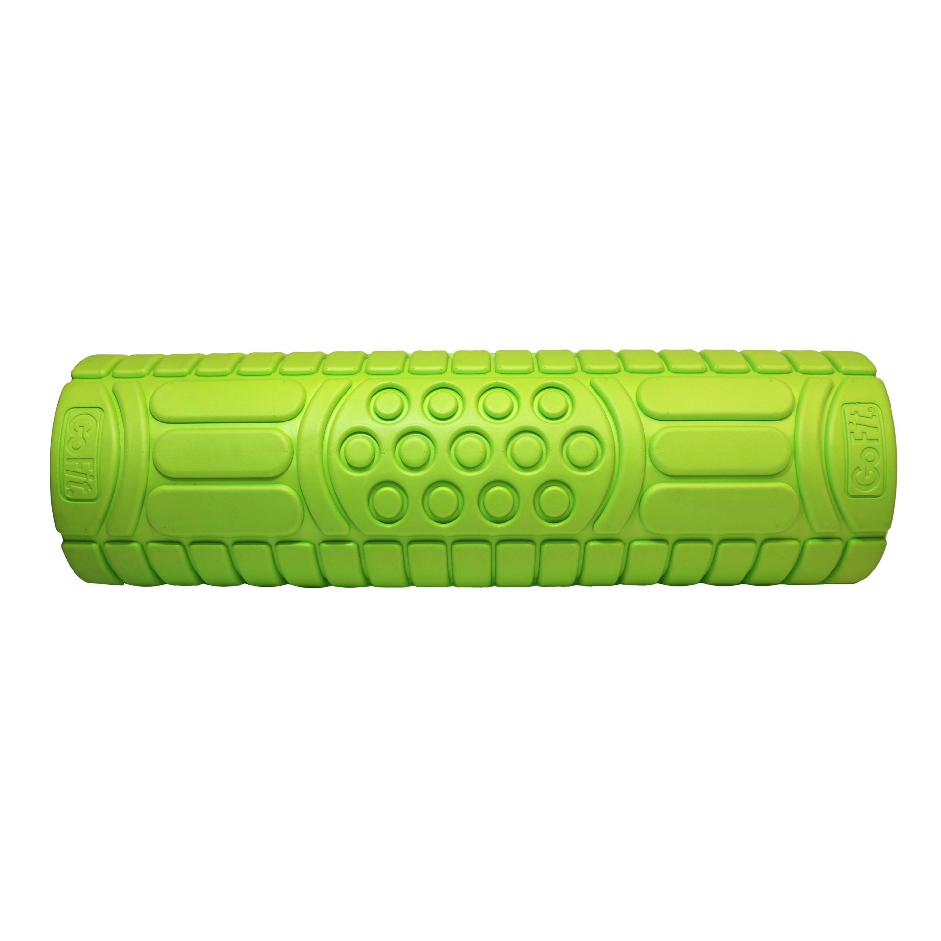 slide 1 of 9, GoFit 18" Massage Roller - Lime Green, 1 ct