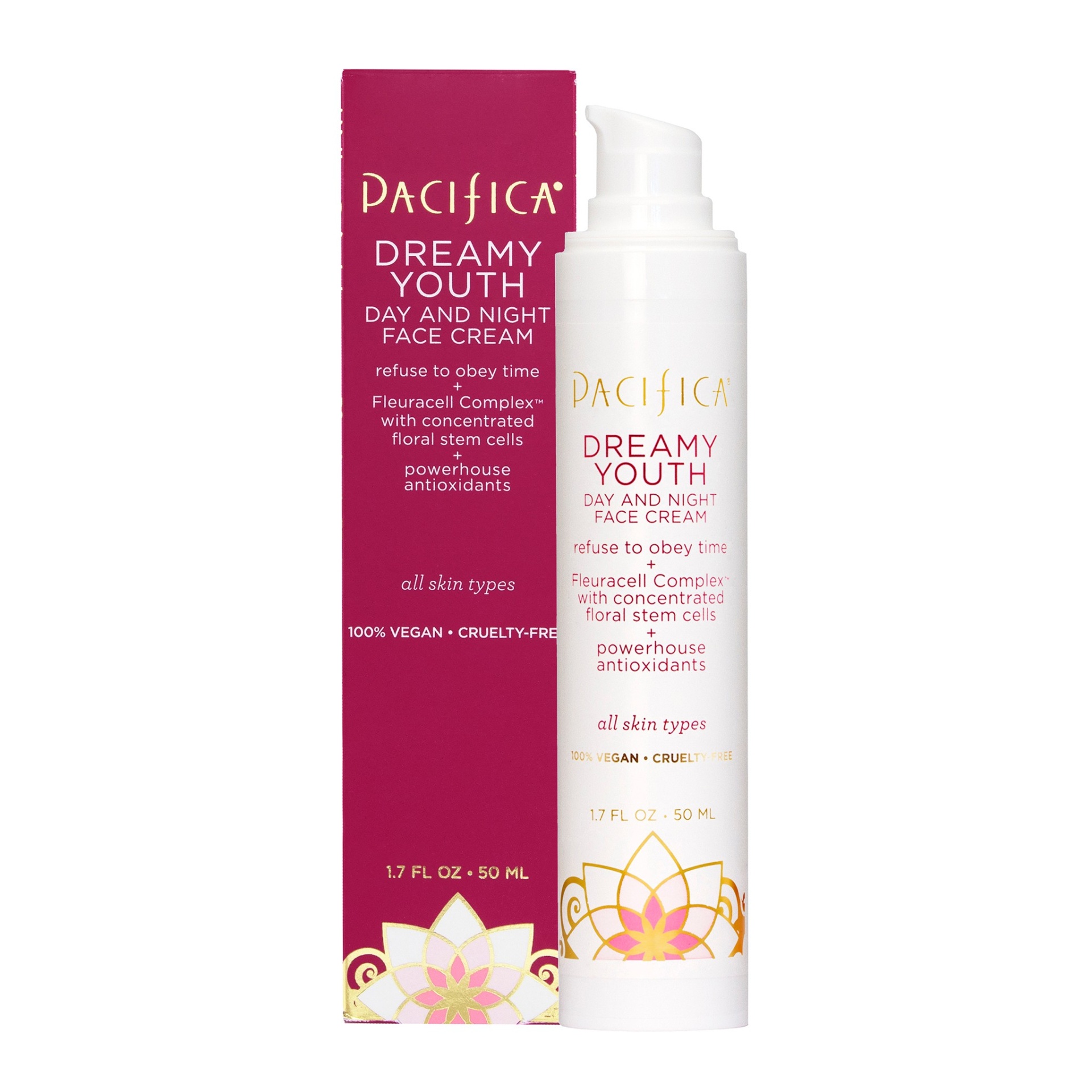 slide 1 of 3, Pacifica Dreamy Youth Day & Night Face Cream - 1.7 fl oz, 1.7 fl oz