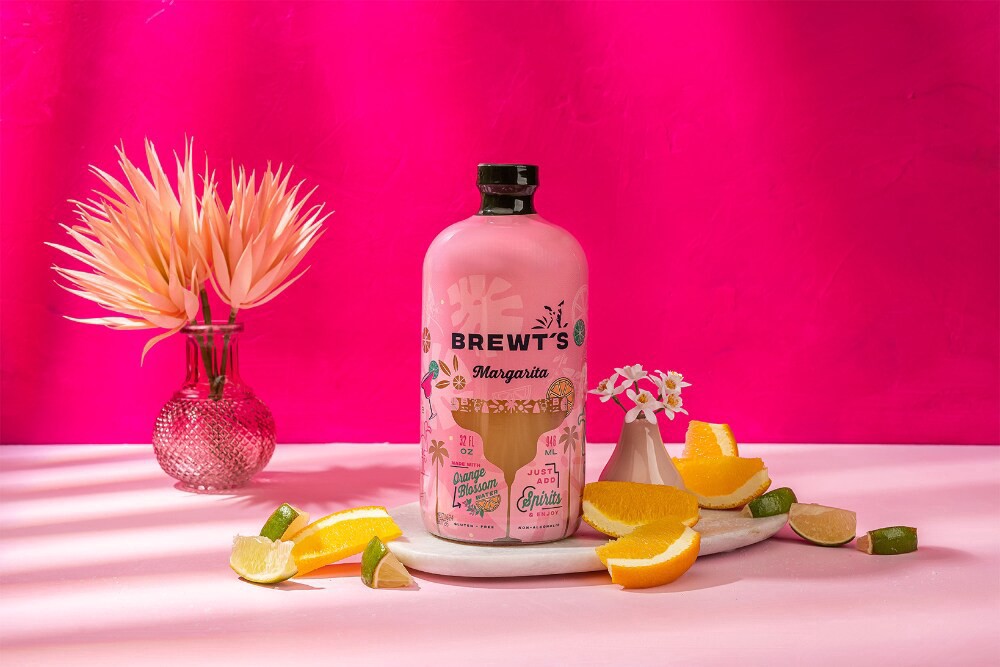 slide 3 of 5, Brewt's Margarita Mix - 32 oz, 32 oz