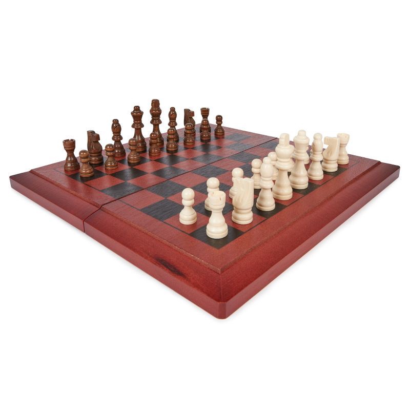 Game Gallery Chess & Checkers Wood Set