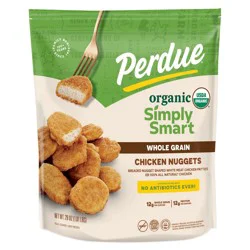 Perdue Simply Smart Organic Whole Grain Breaded Chicken Breast Nuggets - Frozen - 29oz