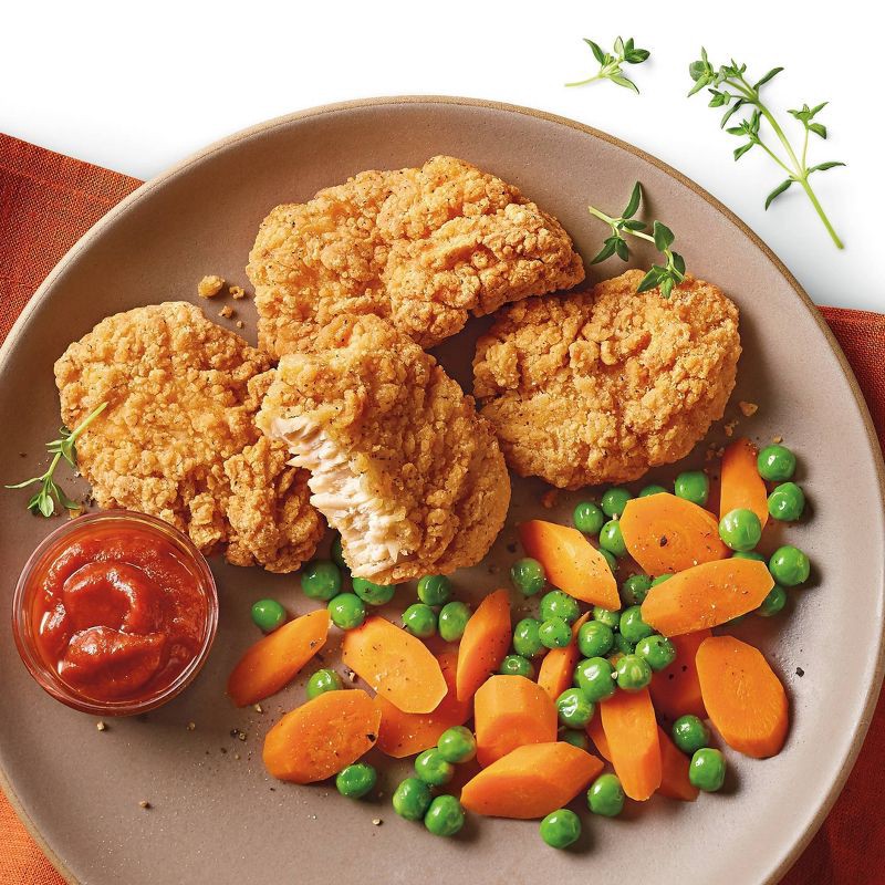 slide 3 of 4, No Antibiotics Ever Crispy Chicken Breast Strips - Frozen - 25oz - Good & Gather™, 25 oz