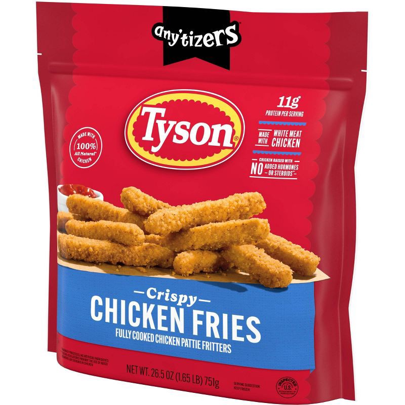 slide 3 of 5, Tyson Any'tizers Homestyle Chicken Fries - Frozen - 26.5oz, 26.5 oz