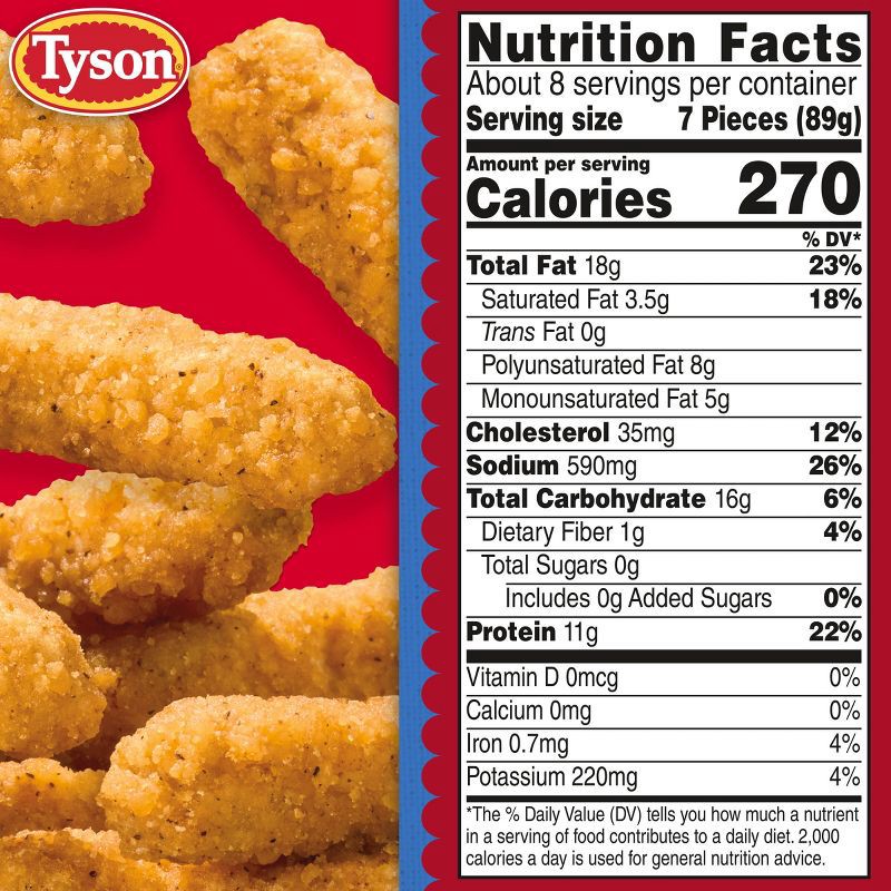 slide 7 of 7, Tyson Any'tizers Homestyle Chicken Fries - Frozen - 26.5oz, 26.5 oz