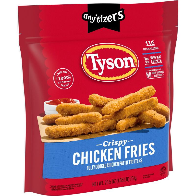 slide 10 of 11, Tyson Any'tizers Homestyle Chicken Fries - Frozen - 26.5oz, 26.5 oz