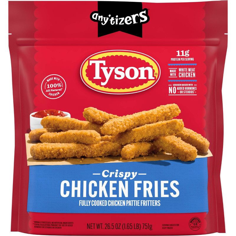 slide 1 of 5, Tyson Any'tizers Homestyle Chicken Fries - Frozen - 26.5oz, 26.5 oz