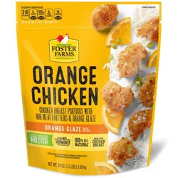Foster Farms Frozen Orange Breaded Chicken - 24oz