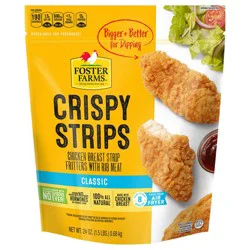 Foster Farms Crispy Chicken Strips - Frozen - 24oz