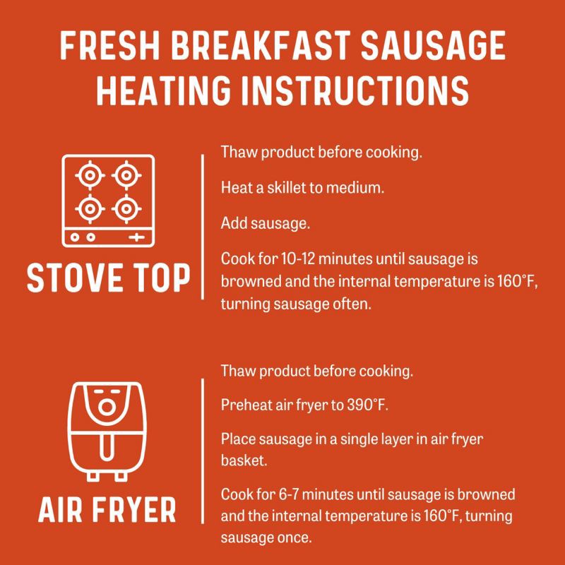 slide 7 of 9, Johnsonville Original Recipe Breakfast Sausage - 12oz, 12 oz