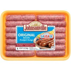 Johnsonville Original Recipe Breakfast Sausage - 12oz: Pork