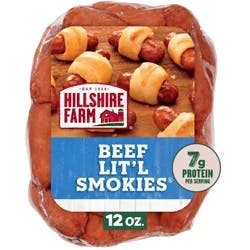 Hillshire Farm Beef Lit'l Smokies Smoked Sausage - 12oz