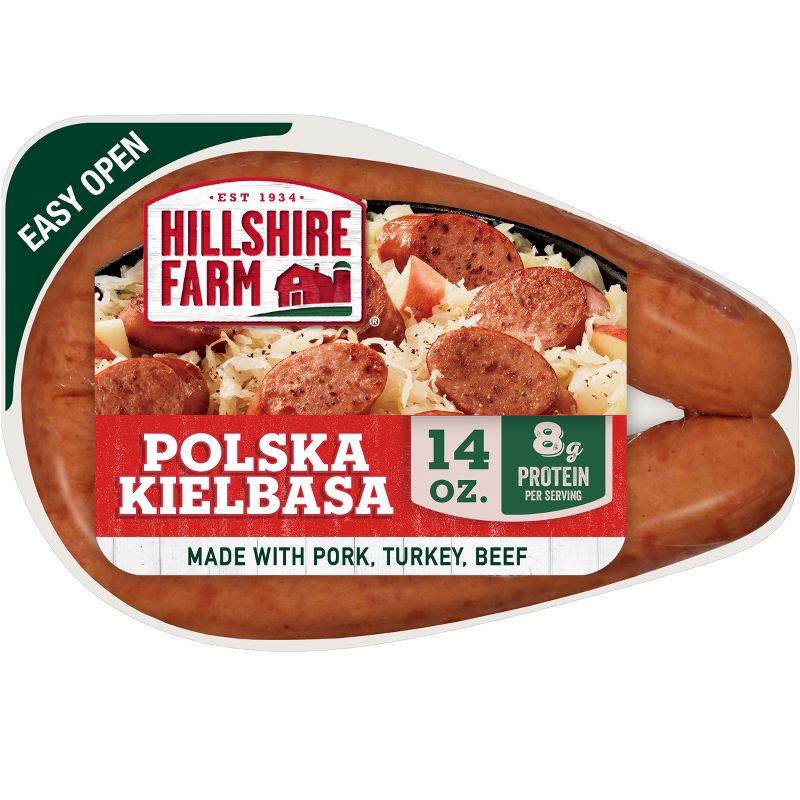 slide 1 of 3, Hillshire Farm Polska Kielbasa Smoked Sausage Rope - 14oz, 14 oz