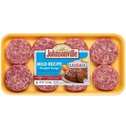 Johnsonville Original Recipe Breakfast Sausage Patties - 12oz: Pork