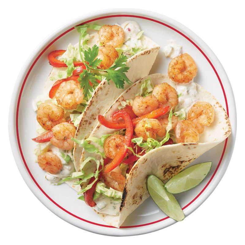slide 5 of 6, Small Tail Off Peeled & Deveined Cooked Shrimp - Frozen - 71-90ct/16oz - Good & Gather™, 71 ct; 90 ct, 16 oz