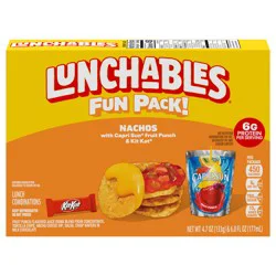Lunchables Nachos with Capri Sun Fruit Punch & Kit Kat Fun Pack, 4.7 oz & 6 fl oz Package
