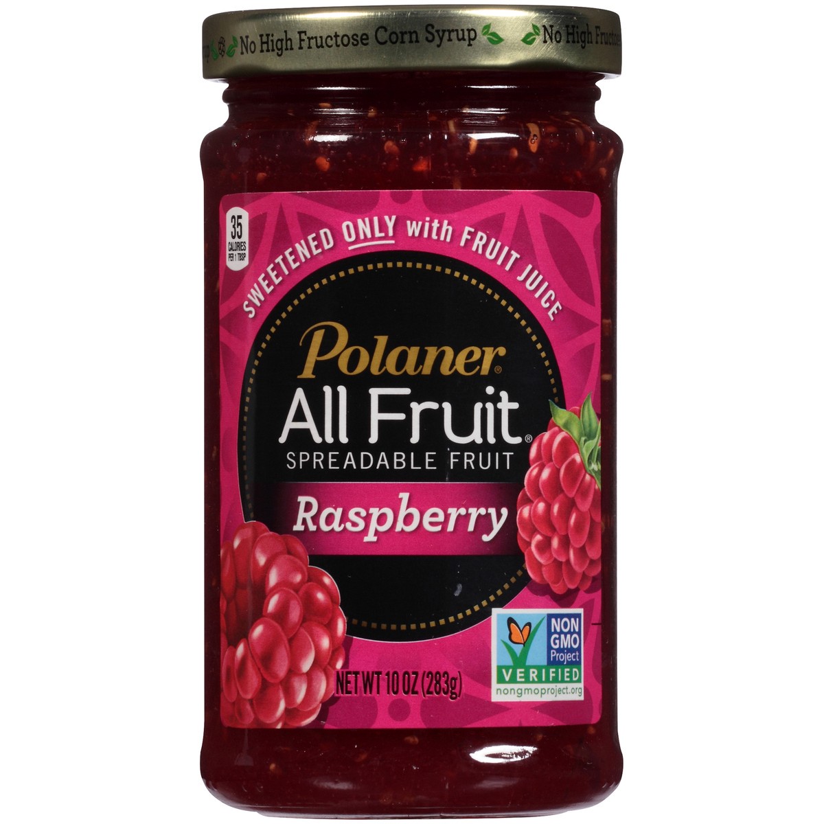 slide 7 of 7, Polaner All Fruit Gluten Free Raspberry Spreadable Fruit, Raspberry Fruit Spread, 10 OZ, 10 oz