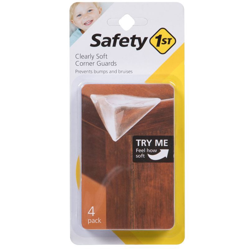 slide 1 of 3, Safety 1st Clearly Soft Corner Guards - 4pk, 4 ct