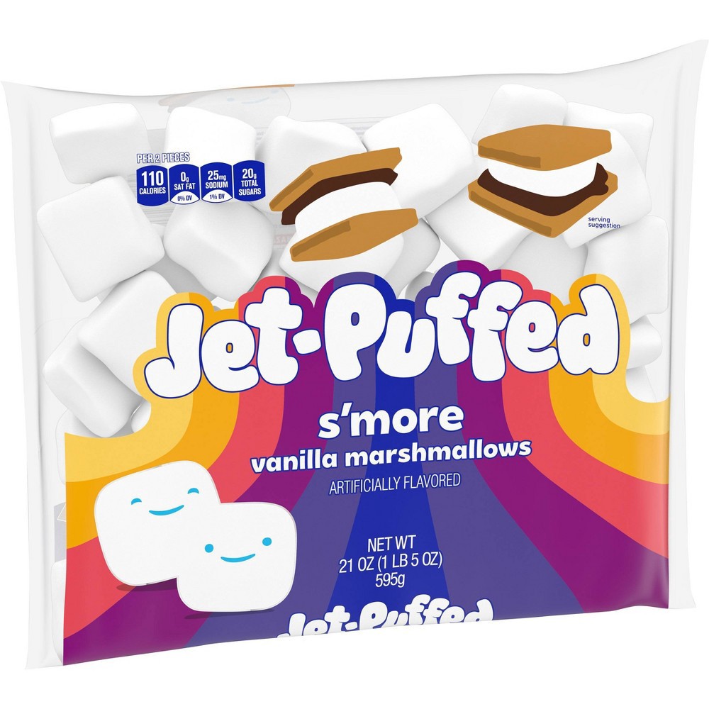 slide 6 of 25, Kraft Jet-Puffed S'moreMallows Marshmallows - 21oz, 21 oz