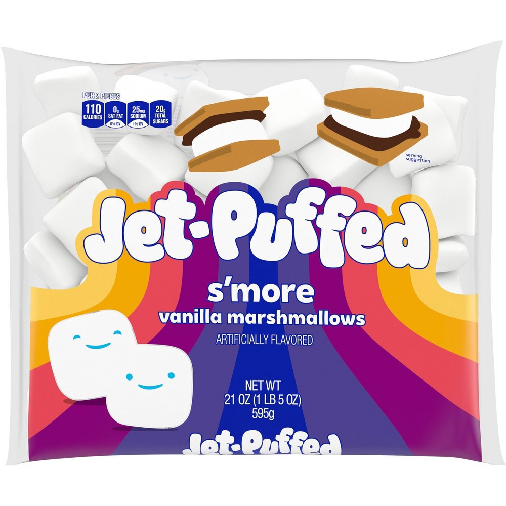 slide 7 of 25, Kraft Jet-Puffed S'moreMallows Marshmallows - 21oz, 21 oz