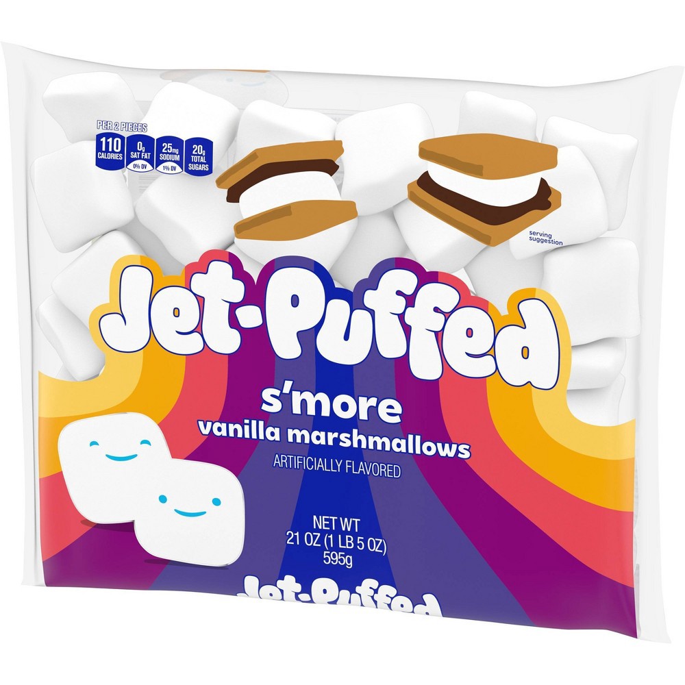 slide 17 of 25, Kraft Jet-Puffed S'moreMallows Marshmallows - 21oz, 21 oz