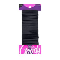 Goody Ouchless Elastics - Black - 4mm - 37ct