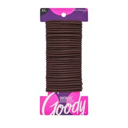 Goody Ouchless Elastics - Brown - 4mm - 37ct