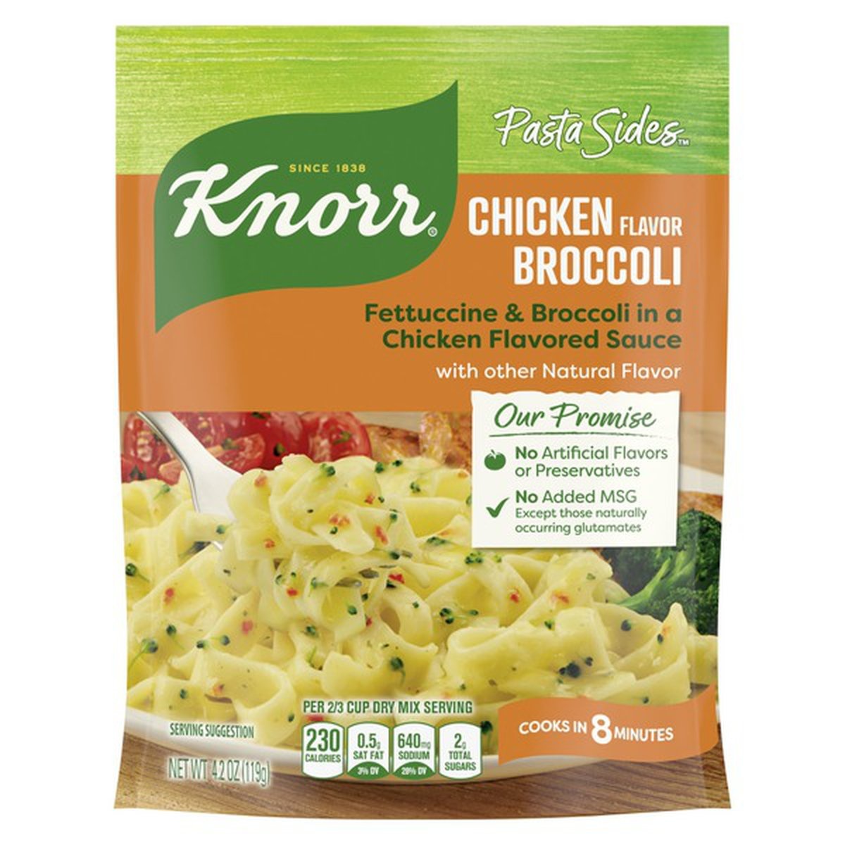 slide 1 of 1, Knorr Pasta Sides Chicken Broccoli, 4.2 oz