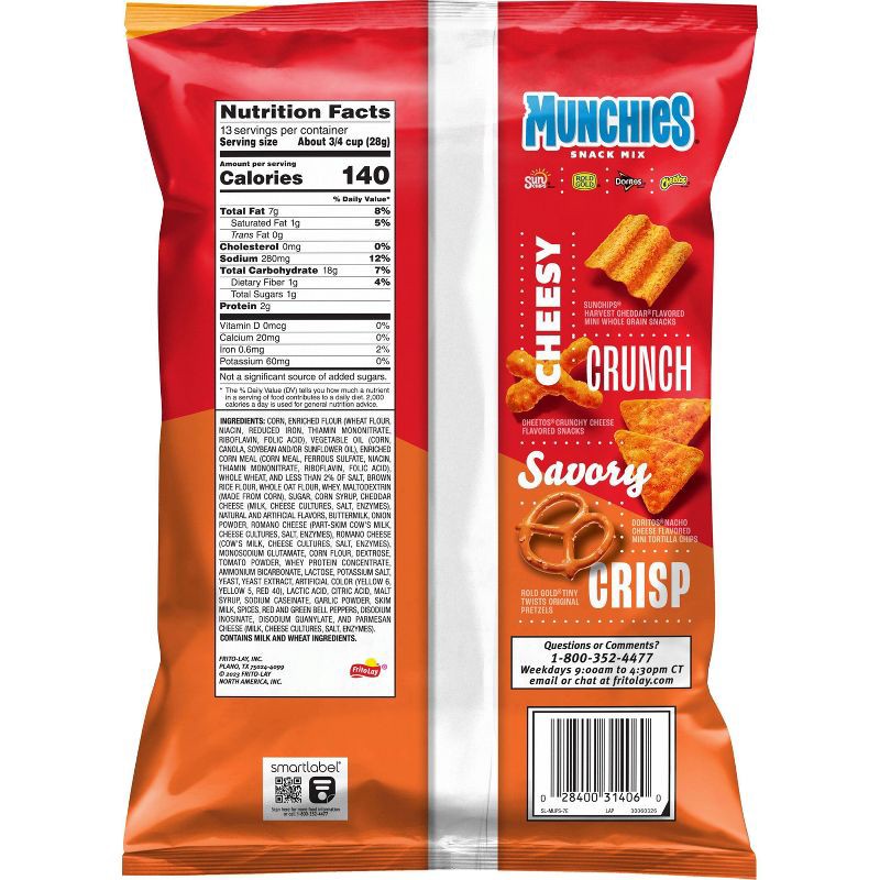 slide 3 of 3, Munchies Cheese Fix Flavored Snack Mix - 13oz, 13 oz