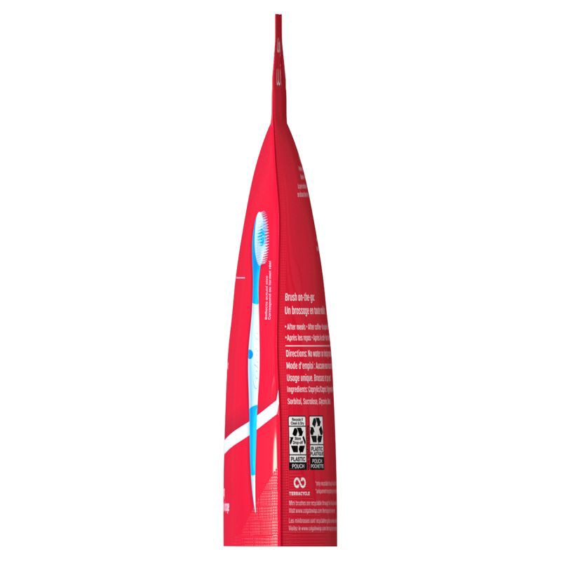 slide 12 of 12, Colgate Max Fresh Wisp Disposable Travel Toothbrushes - Mini - Peppermint - Trial Size -24ct, 24 ct