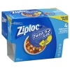 slide 1 of 1, Ziploc Brand, Food Storage Containers with Lids, Twist 'n Loc, Medium Round, 4 ct, 4 ct