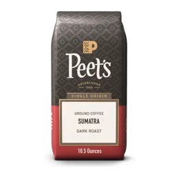 Peet's Coffee Peet's Sumatra Single Origin Dark Roast Ground Coffee 10.5oz