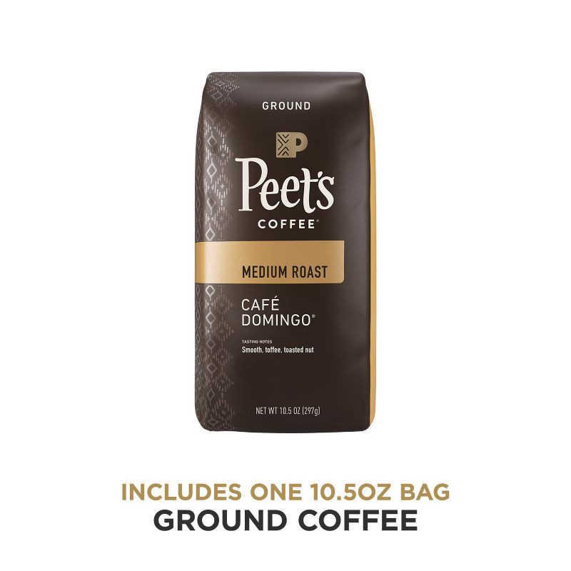 slide 2 of 10, Peet's Coffee Peet's Café Domingo Medium Roast Ground Coffee - 10.5oz, 10.5 oz