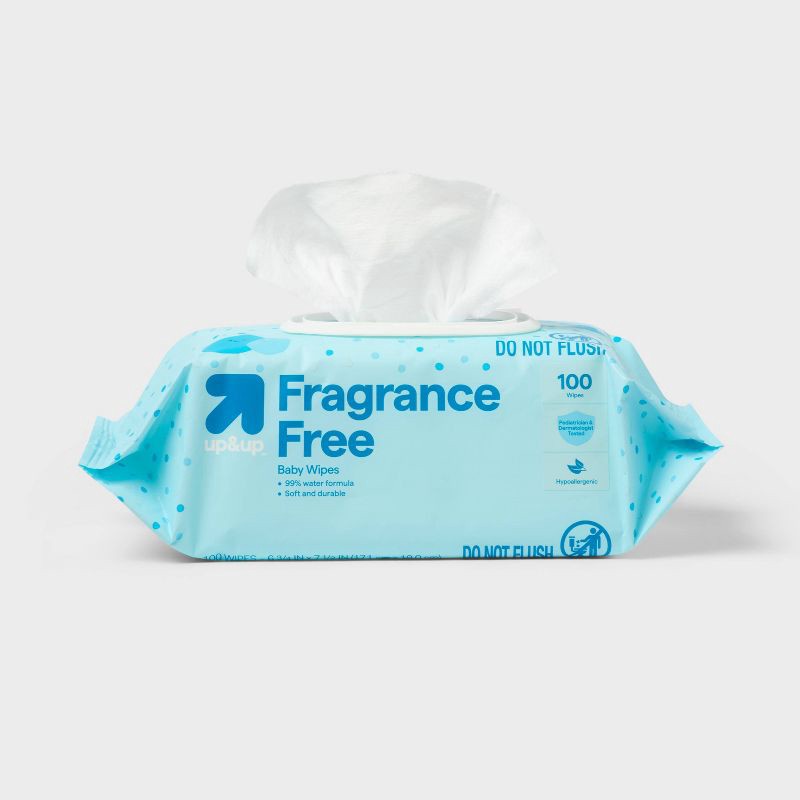 slide 4 of 7, Fragrance Free Baby Wipes Refill Pack - 800ct - up&up™, 800 ct