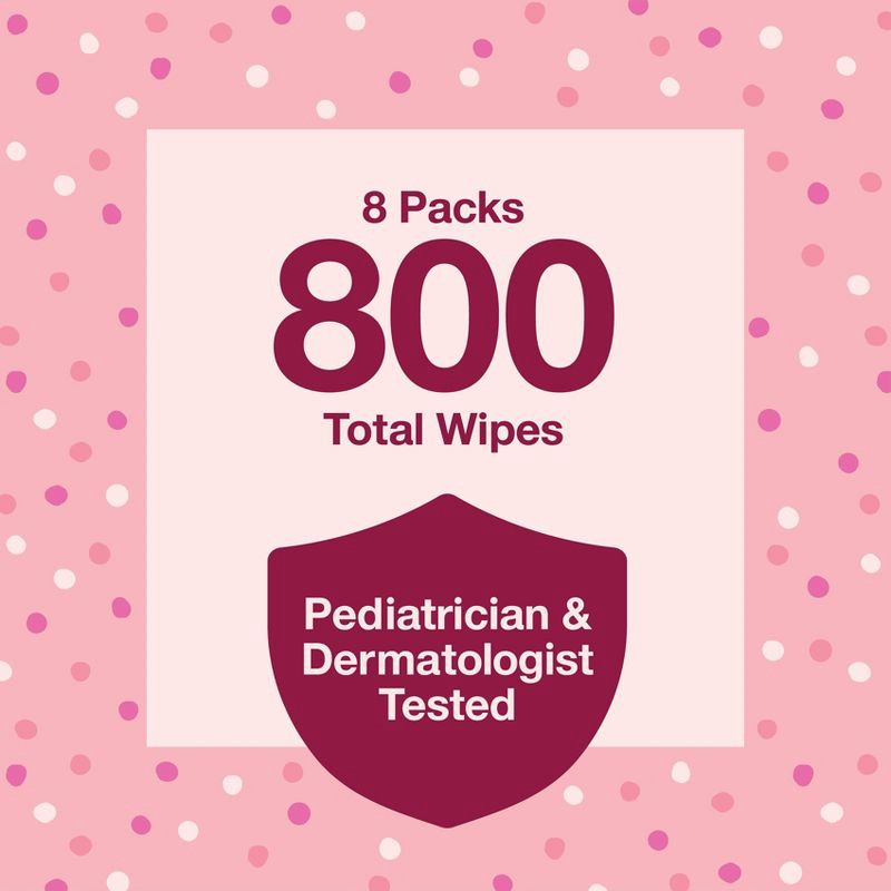 slide 7 of 8, Fresh & Clean Scented Baby Wipes - 8pk/800ct Total - up&up™, 8 ct, 800 ct