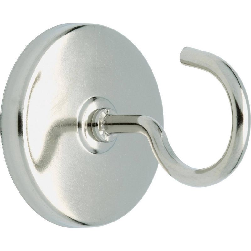 slide 1 of 3, Liberty Magnetic Decorative Hooks Chrome, 1 ct