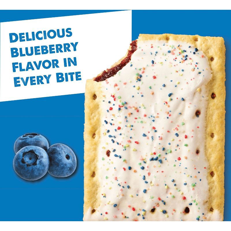 slide 4 of 10, Pop-Tarts Frosted Blueberry Pastries - 12ct / 20.3oz, 12 ct; 20.3 oz