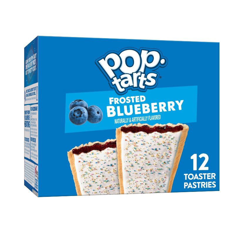slide 1 of 8, Pop-Tarts Frosted Blueberry Pastries - 12ct / 20.3oz, 12 ct; 20.3 oz