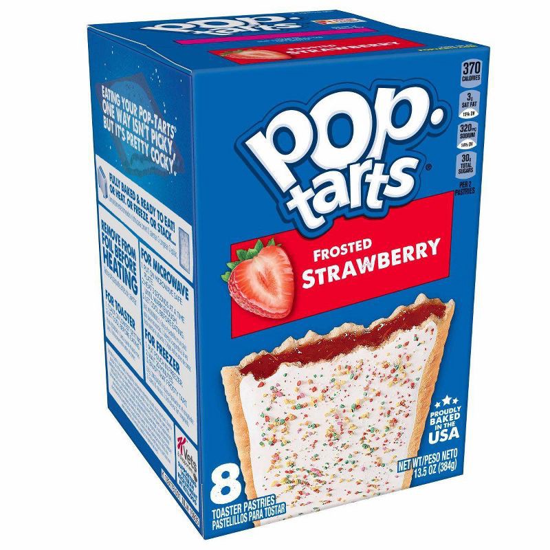 slide 9 of 9, Pop-Tarts Frosted Strawberry Pastries - 8ct/13.5oz, 8 ct; 13.5 oz