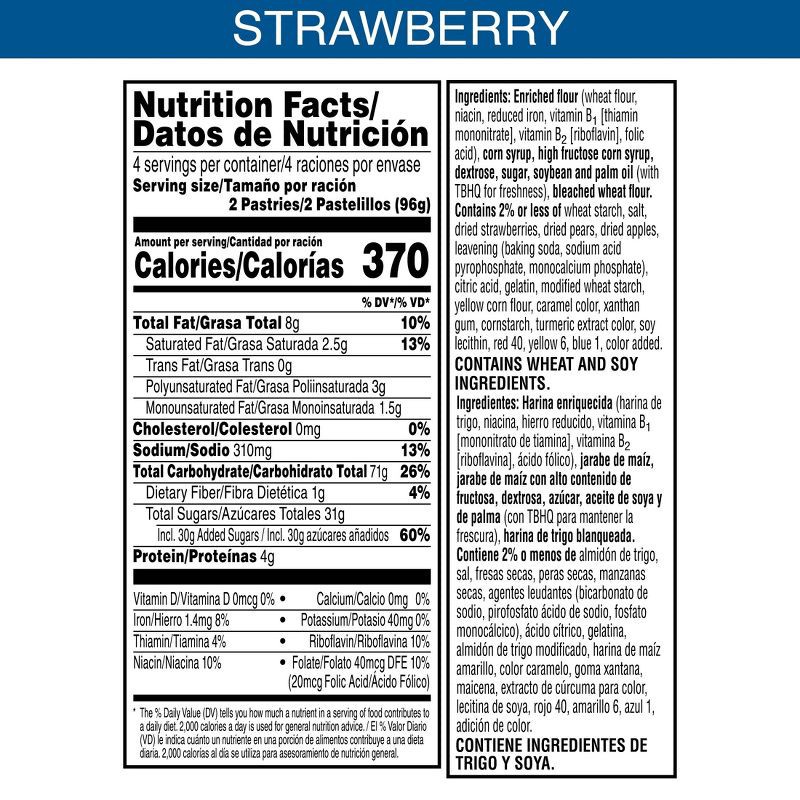 slide 9 of 12, Pop-Tarts Frosted Strawberry Pastries - 8ct/13.5oz, 8 ct; 13.5 oz