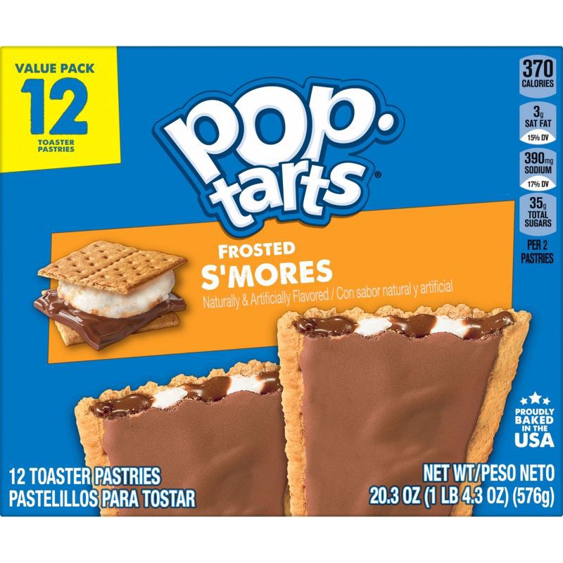 slide 10 of 10, Pop-Tarts Frosted S'mores Pastries - 12ct/20.3oz, 12 ct; 20.3 oz