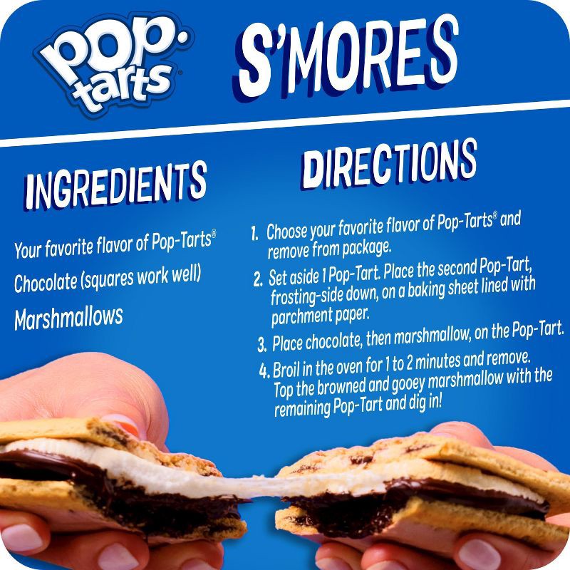 slide 3 of 8, Pop-Tarts Frosted S'mores Pastries - 8ct/13.5oz, 8 ct; 13.5 oz