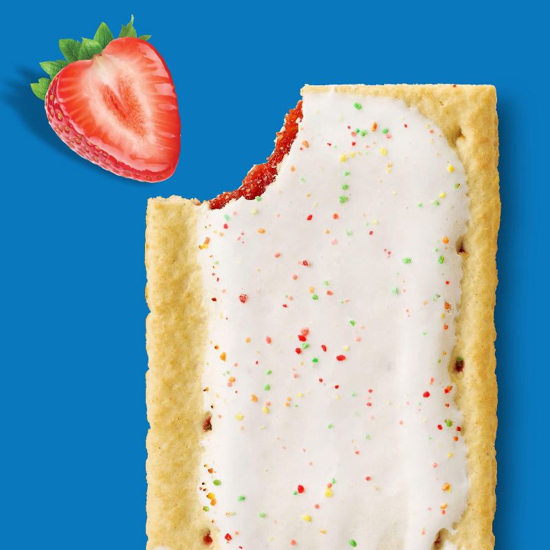 slide 3 of 8, Kellogg's Pop-Tarts Frosted Strawberry Pastries - 12ct/20.31oz, 12 ct, 20.31 oz
